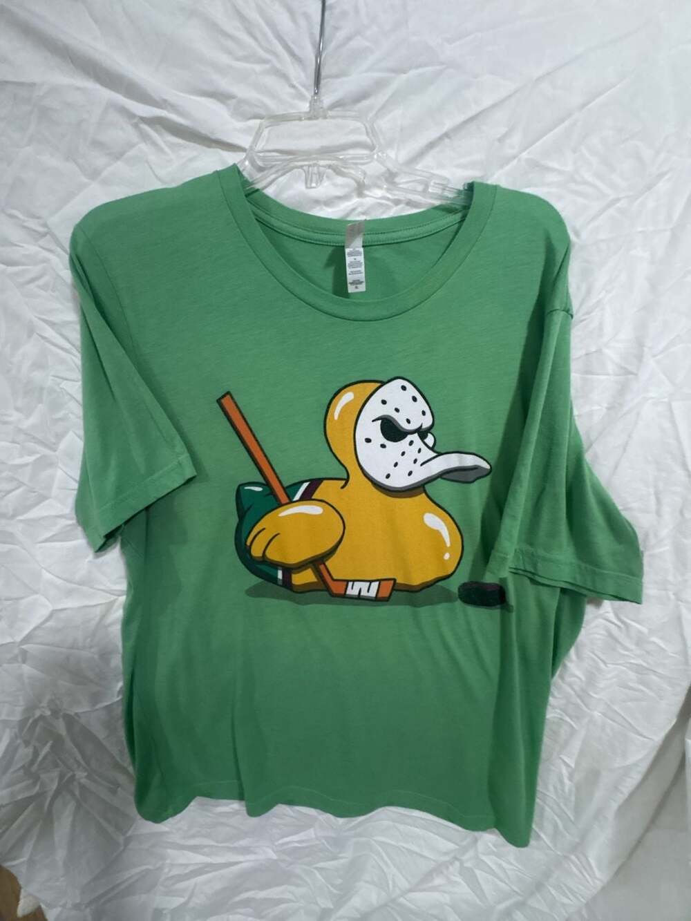 Bella+Canvas Mighty Rubber Ducky Hockey Parody Graphic T-Shirt